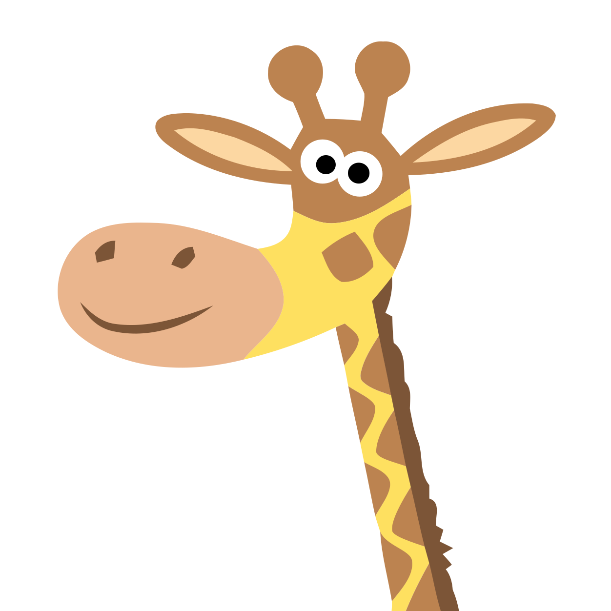 Cartoon giraffe